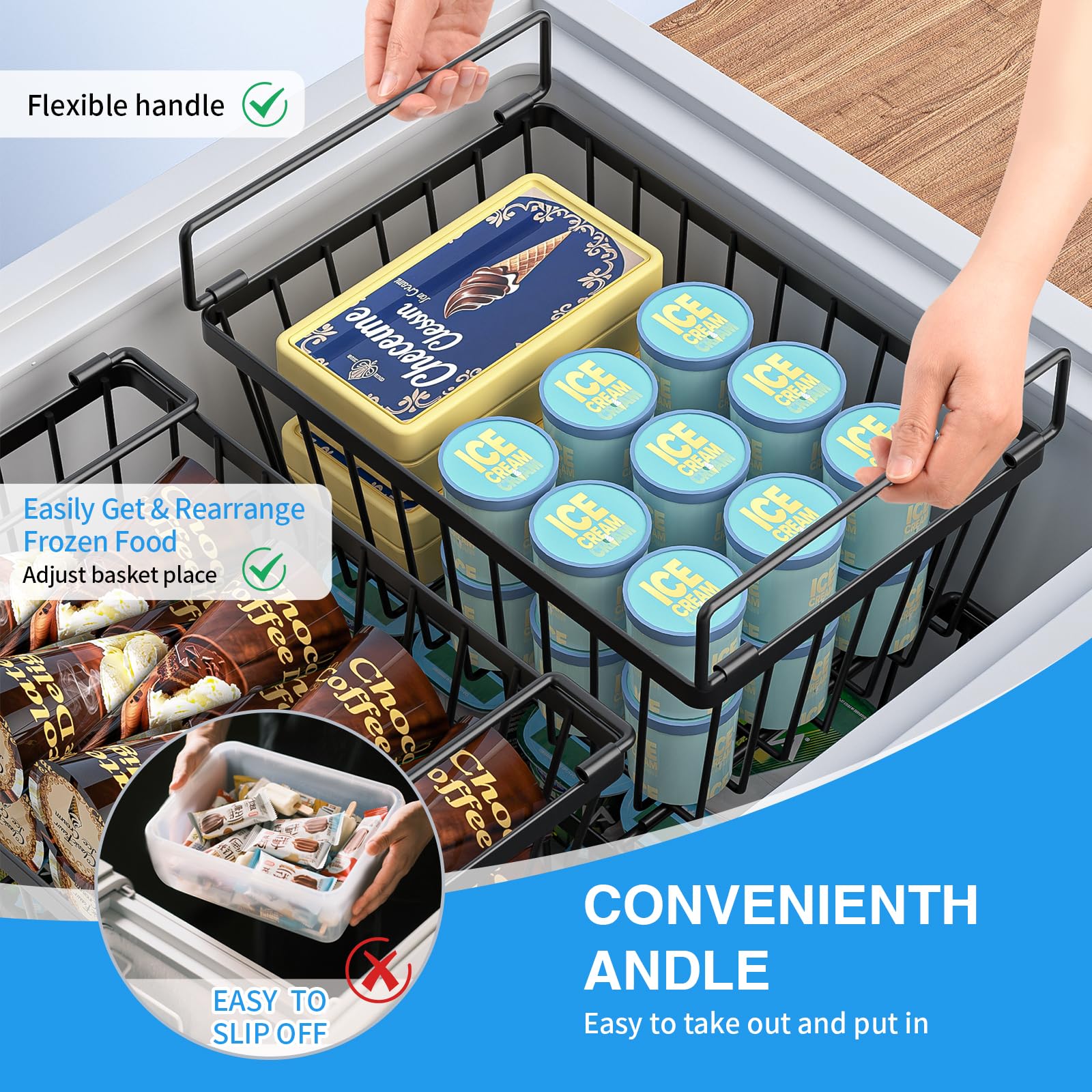 Wrrrlors open-frame ventilation supports air flow around foods