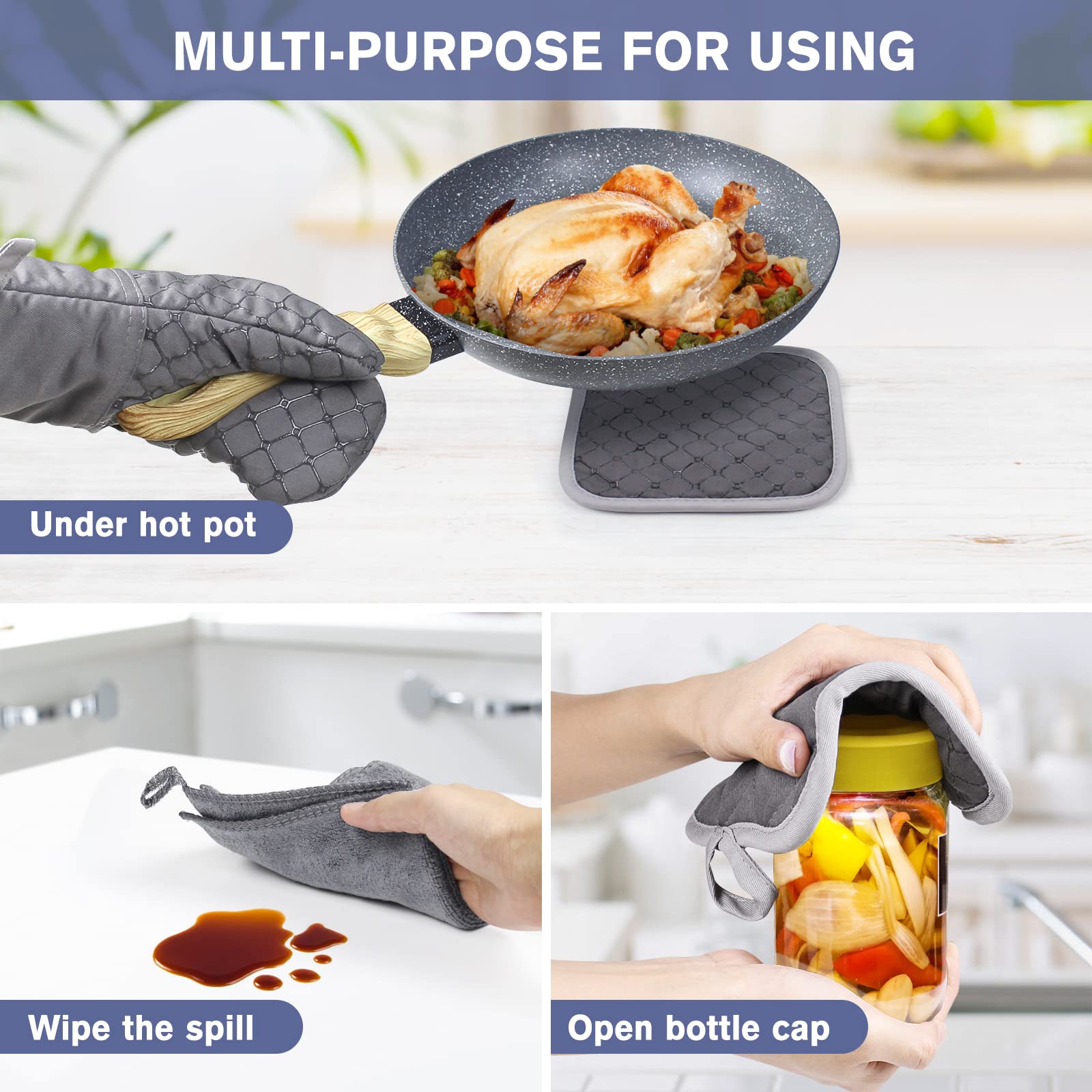 Wsedor heat resistance up to 500°F feature for cooking tasks