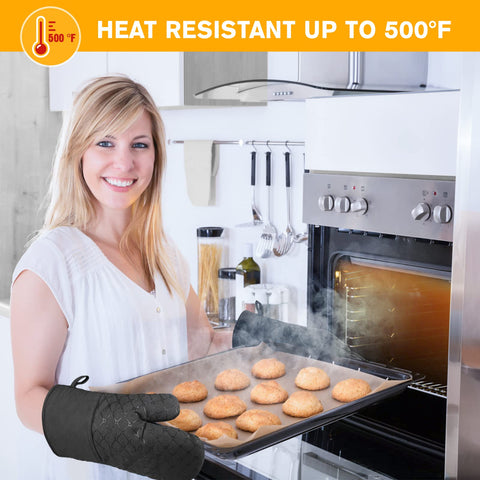 Wsedor pot holders with non-slip silicone grip for secure handling of hot cookware.