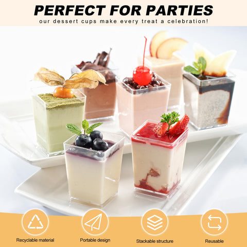 wtarabur freezer-friendly cups keep make-ahead desserts fresh.