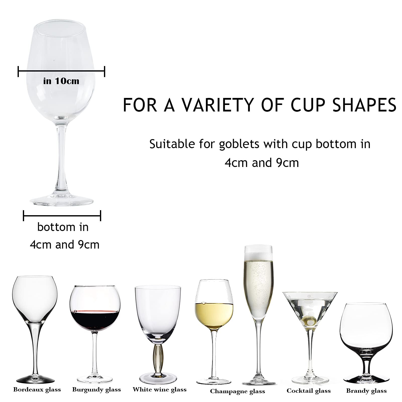 Wtiujhg Baowenbei stemware hanging design for various glass types and easy access.
