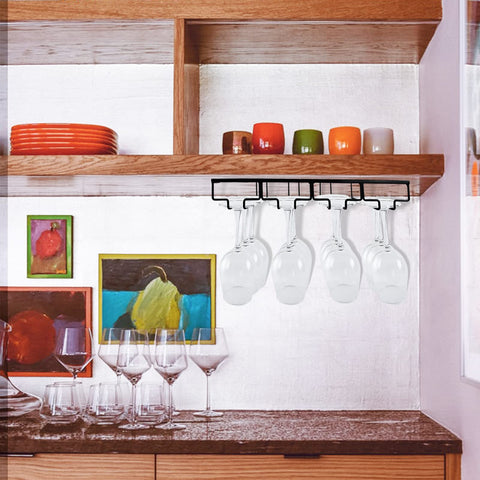 Wtiujhg modern kitchen bar rack complements contemporary decor