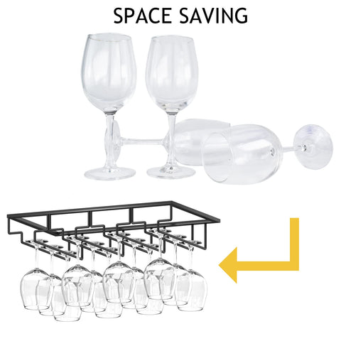 Wtiujhg wide-mouth opening fits Burgundy and Champagne glasses securely