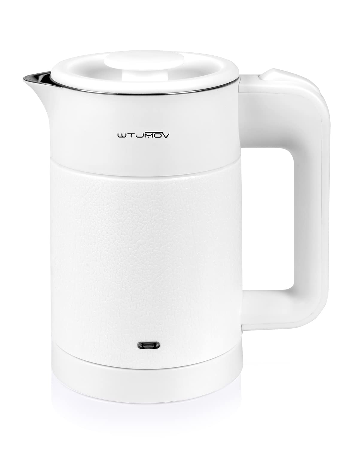 WTJMOV 0.6L travel kettle with compact design for easy packing.