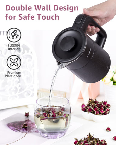 WTJMOV stainless steel 304 interior promotes pure-tasting beverages.