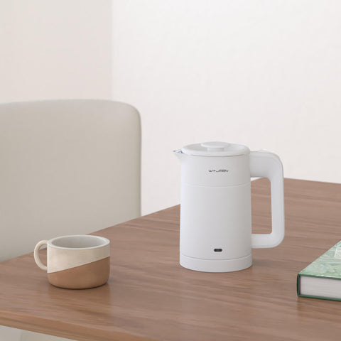 WTJMOV kettle showing stainless steel interior for pure flavors.
