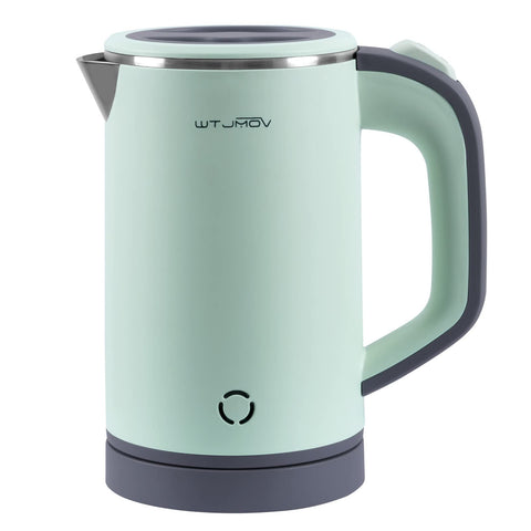 WTJMOV small electric kettle 0.8L on desk for fast tea and coffee