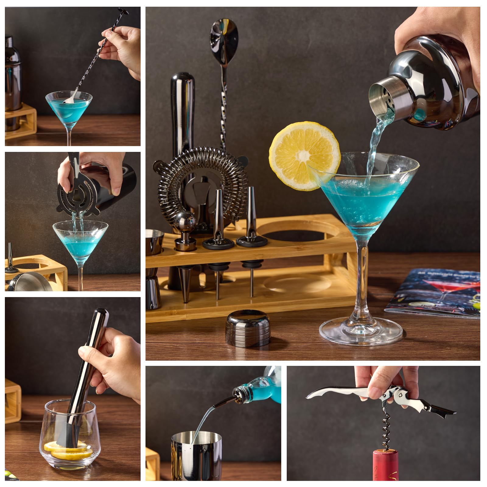 Wukuna bar spoon for precise stirring and layering