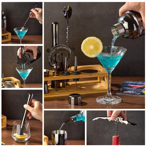 Wukuna bar spoon for precise stirring and layering