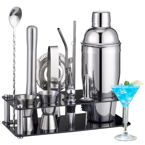 Wukuna cocktail shaker 25oz ready for professional-style drink mixing at home