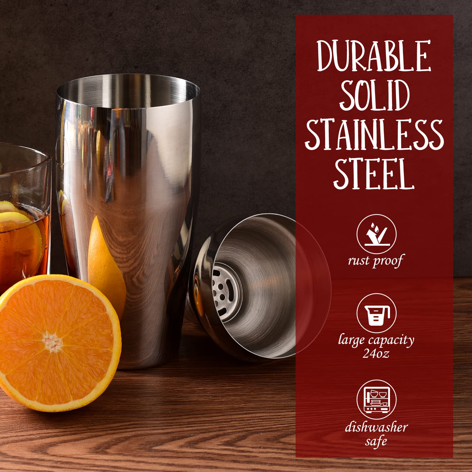 Wukuna jigger measures accurate cocktails every time