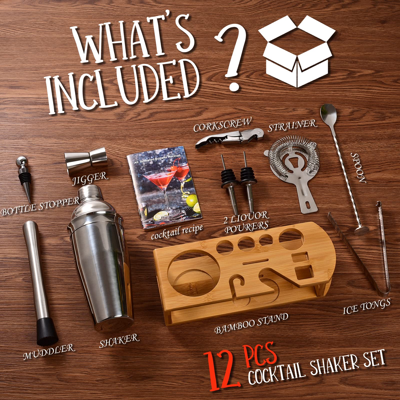 Wukuna strainer and bar tools for smooth pours