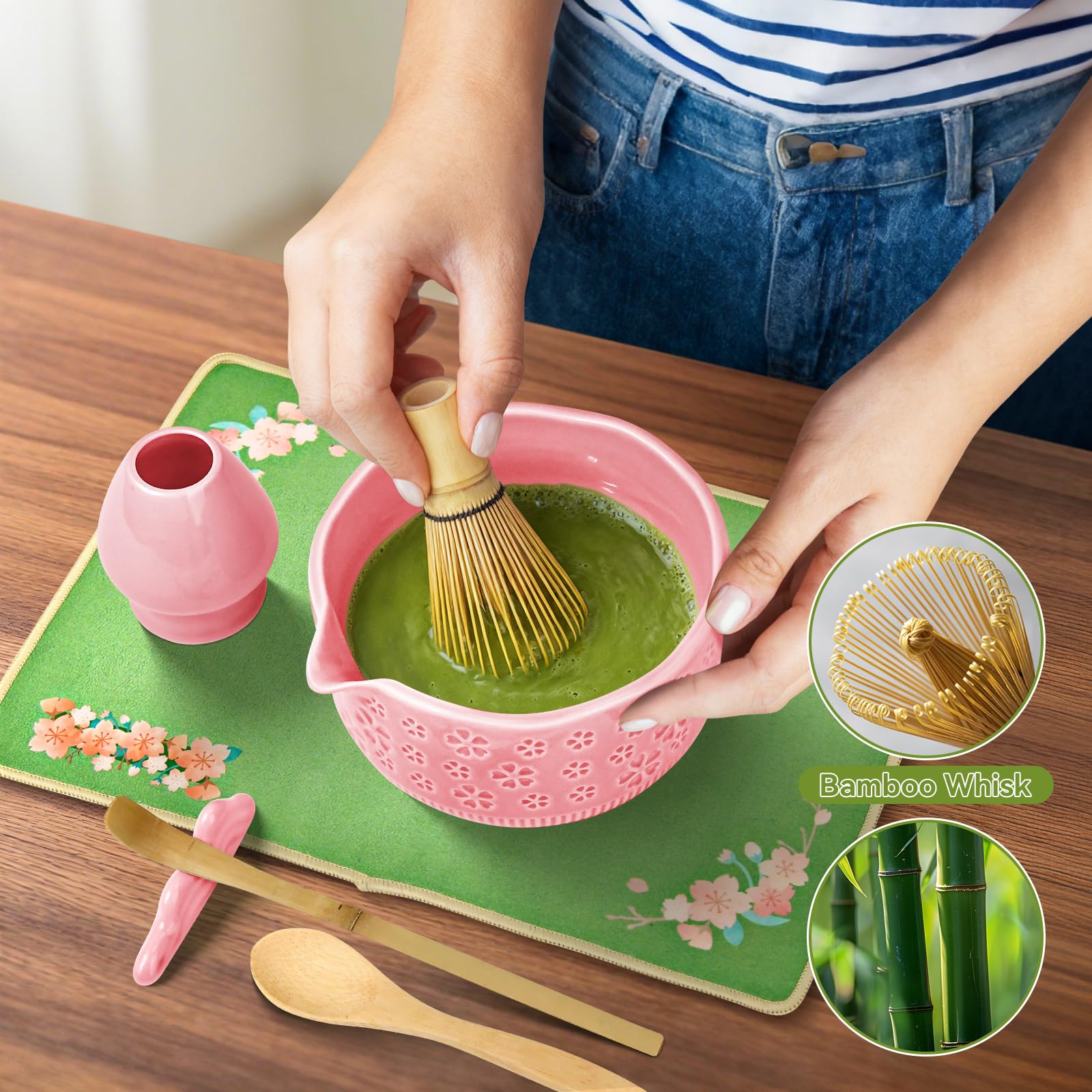 Wurmenin bamboo scoop for precise measurements and consistent matcha