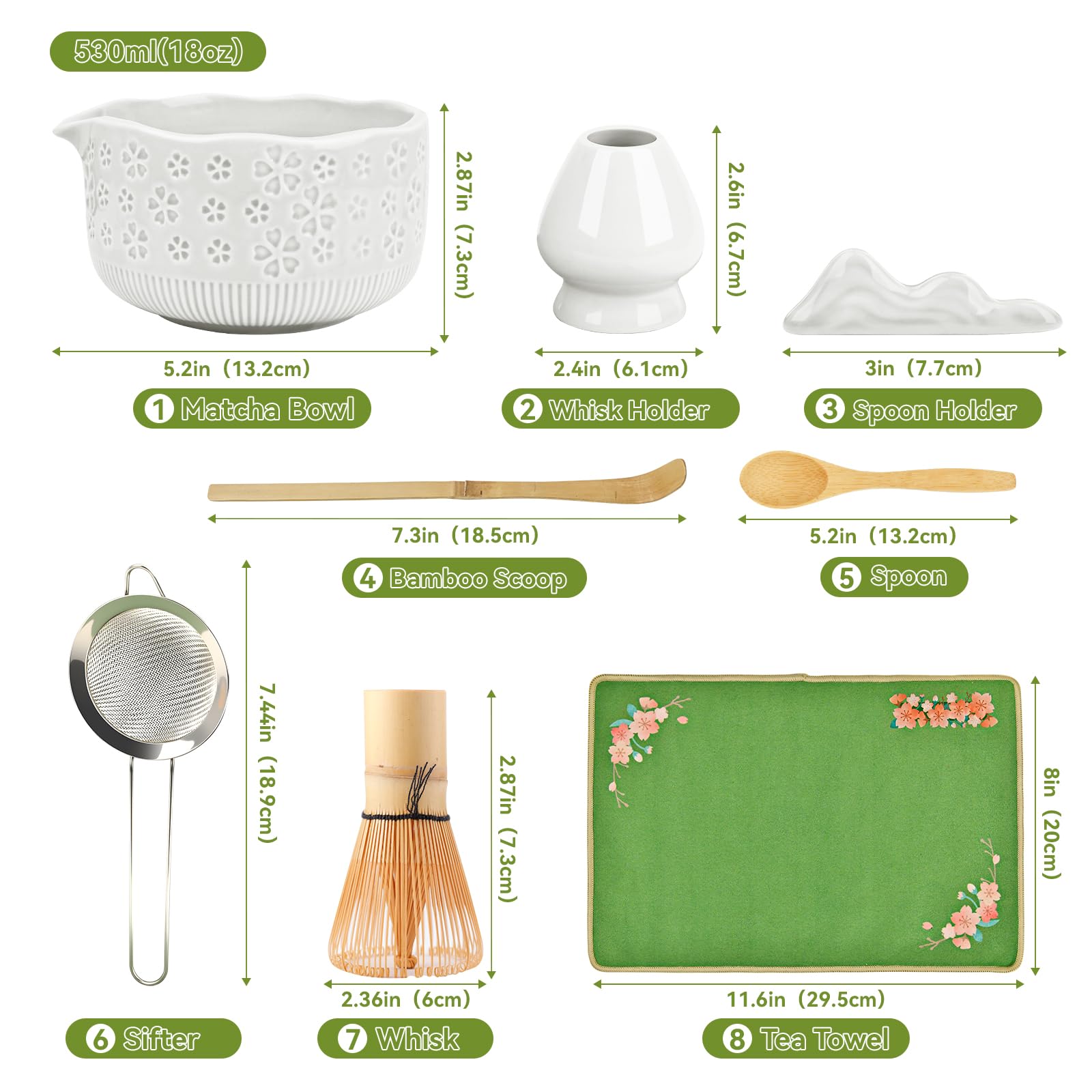 Wurmenin gift-pack matcha kit is an elegant, ready-to-use set.