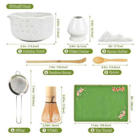 Wurmenin gift-pack matcha kit is an elegant, ready-to-use set.
