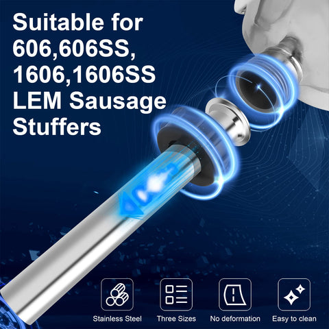 Wutfly dishwasher-safe sausage tube set reduces post-use hassle after sausage making.