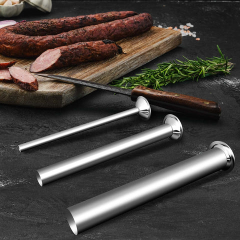 Wutfly multipurpose stuffing tool supports sheep and pig sausage projects.