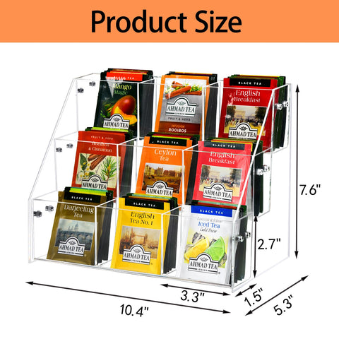 Wuudy tea bag organizer in daily use on kitchen counter for quick grab-and-go access