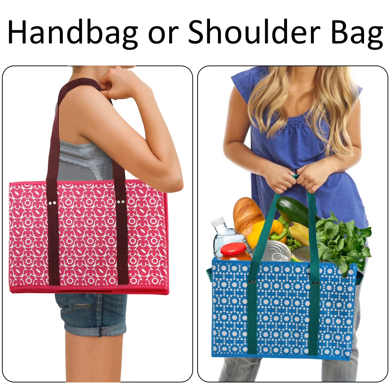 WUWEOT sturdy shoulder handles for comfortable carrying