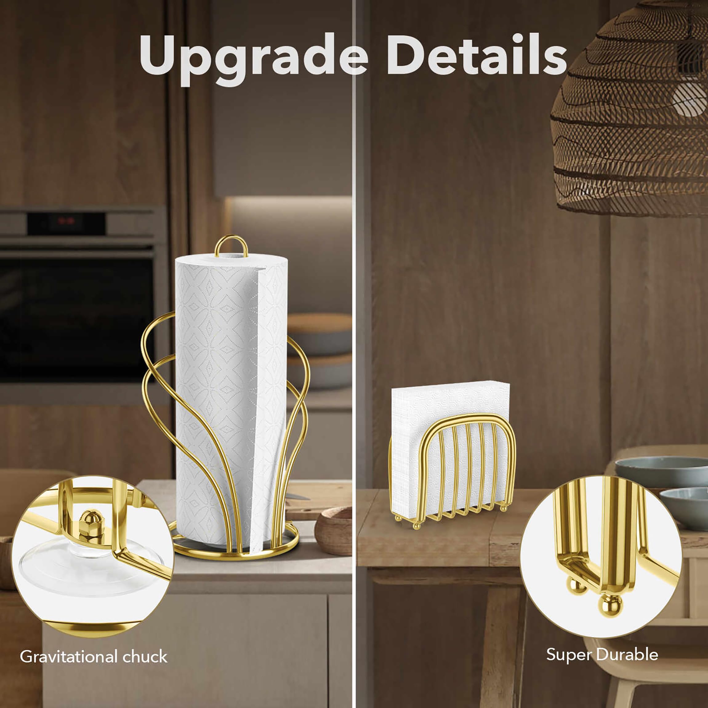 Wuwrll dining table setup keeps towels accessible during meals