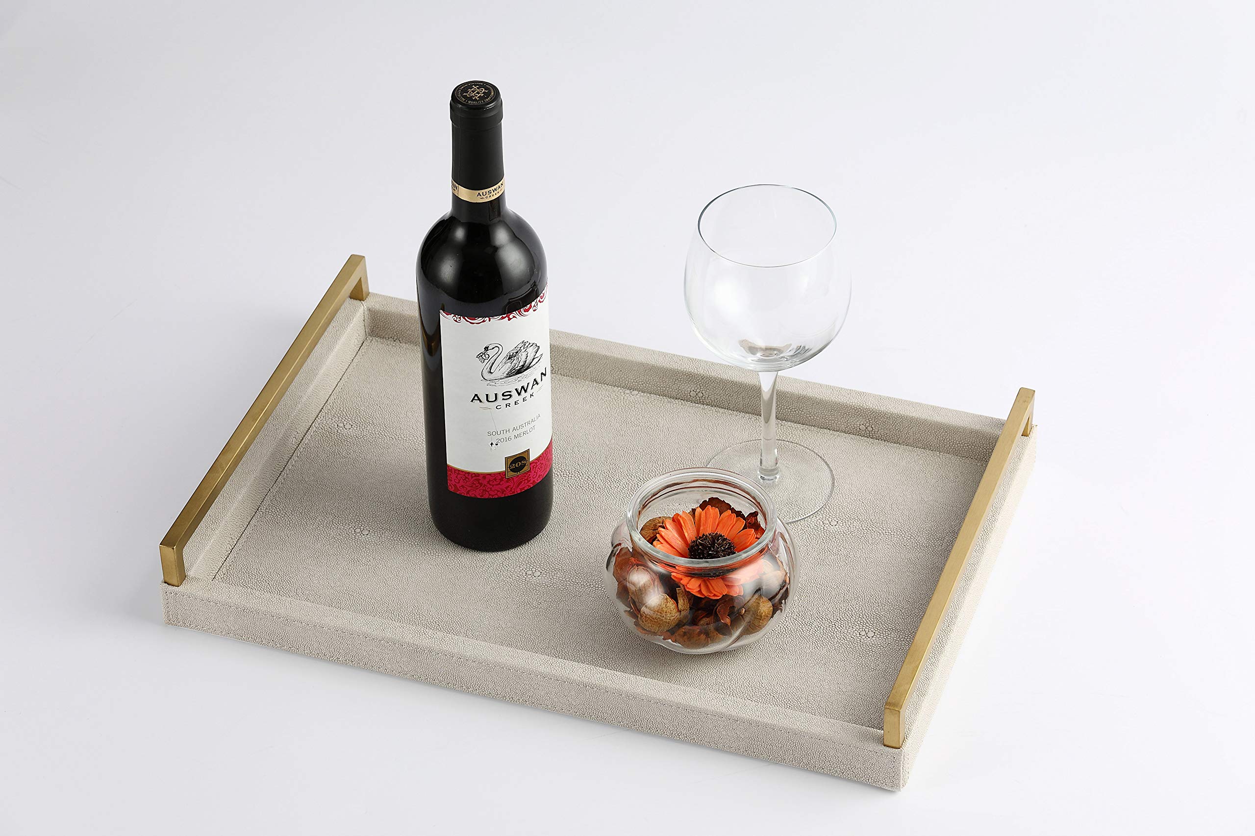 WV Ivory Shagreen Tray cleaning and care guidance for durability