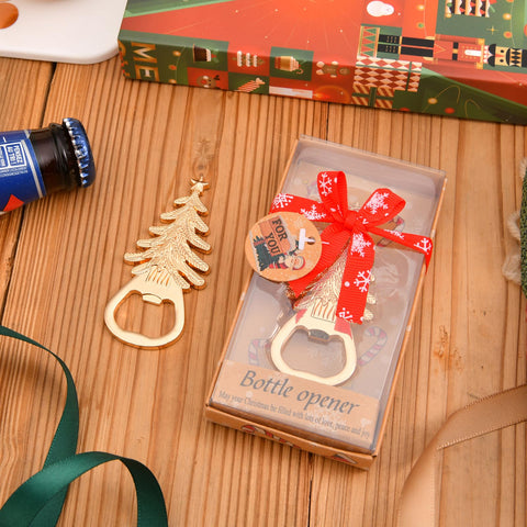 wxfdac train bottle opener in gift box, a playful keepsake for guests.