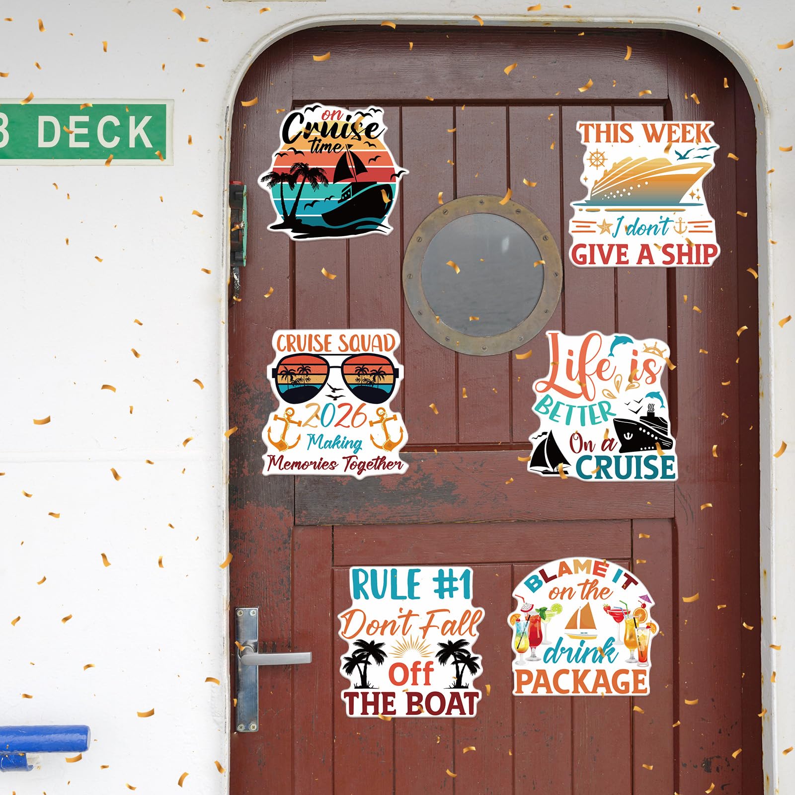 Wxiben cruise door magnet anchor visual hints at steady voyages and nautical style.