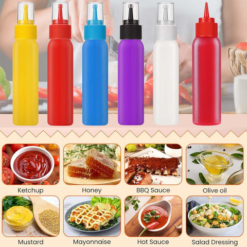 WXOIEOD reusable and washable icing bottles for long lasting use