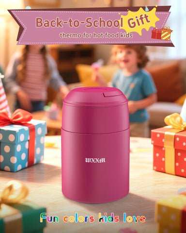 WXXM compact 10oz jar fits lunch bags for travel