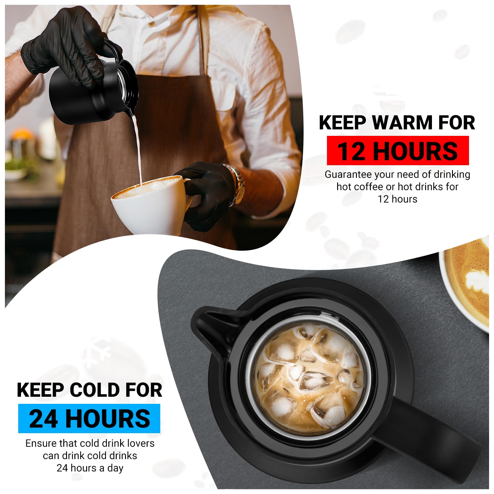 Wyhvand 27oz carafe lid design keeps spills contained and reduces mess.