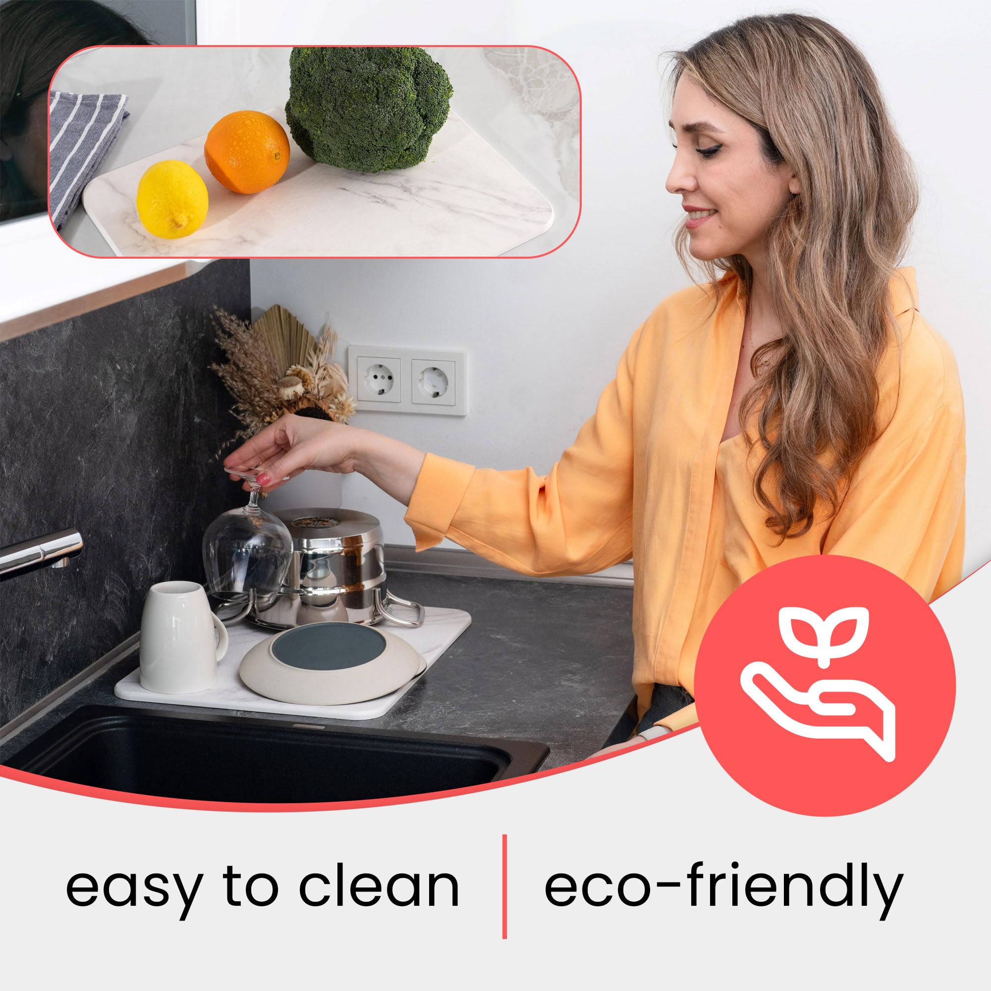 Wyliepop Non-Slip Drying Mat stays in place during drying.