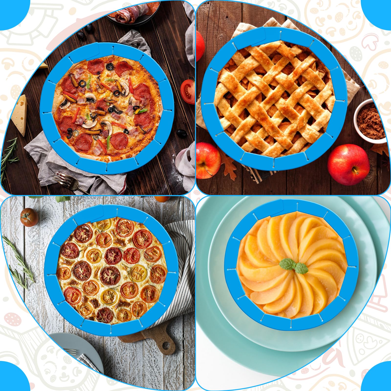 WYMECT compact silicone shield stores flat for easy kitchen organization.