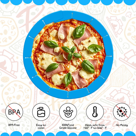 WYMECT versatile shield fits pies, pizzas, and pastries for even browning.