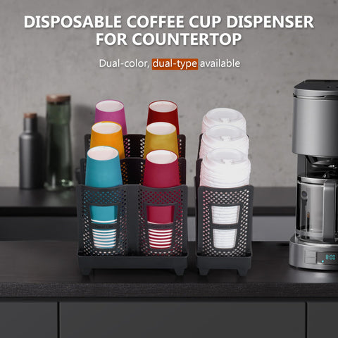 Wymulot rectangular cup holder with ventilated design protects cups