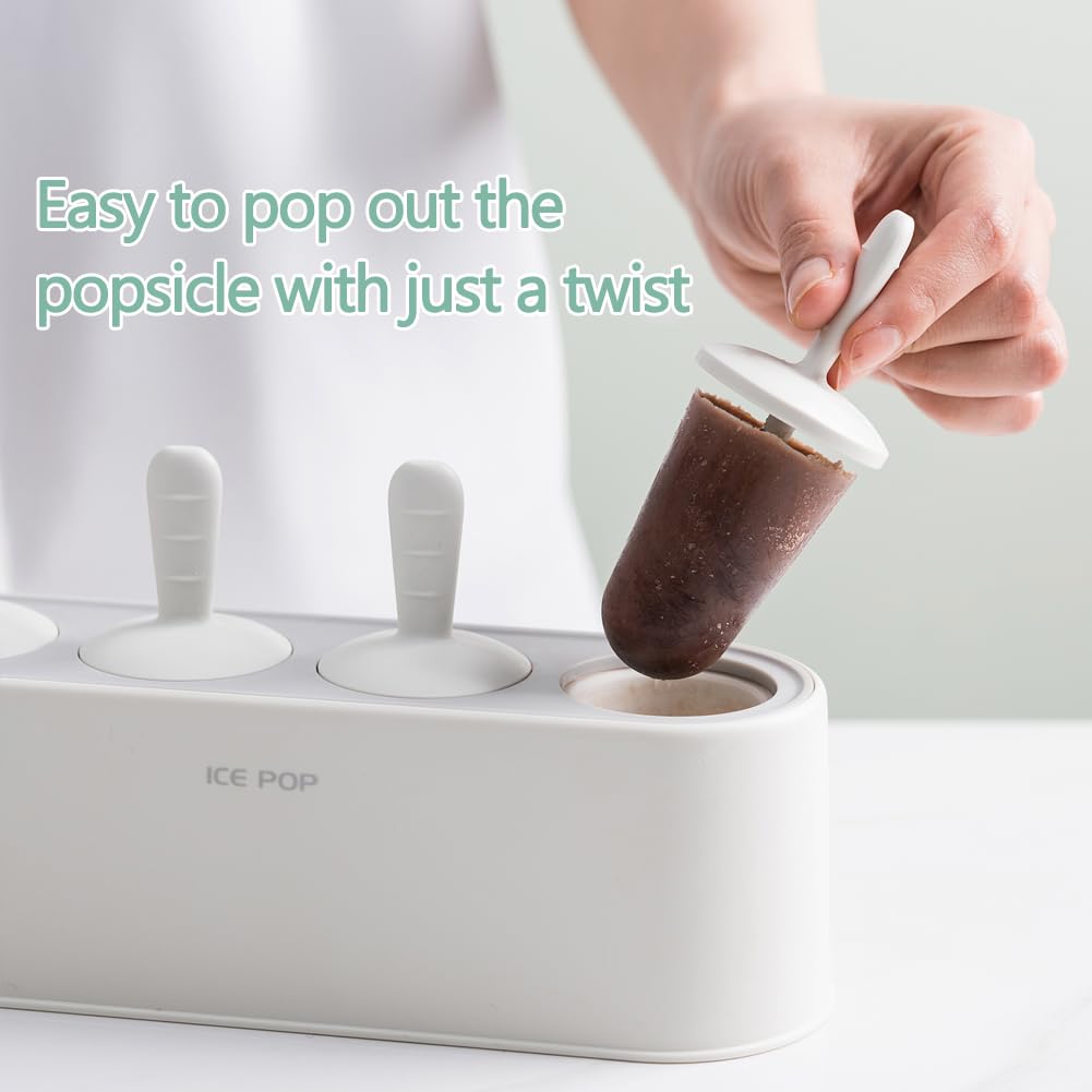 WYOK green popsicle mold with drip tray highlights mess-free prep