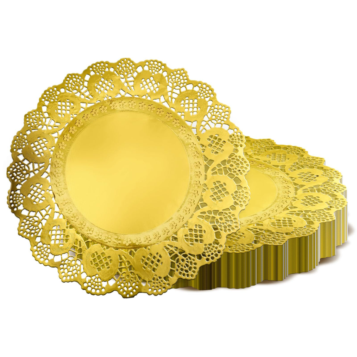 WYTAOHZL 120pc gold doilies pack for large parties and weddings