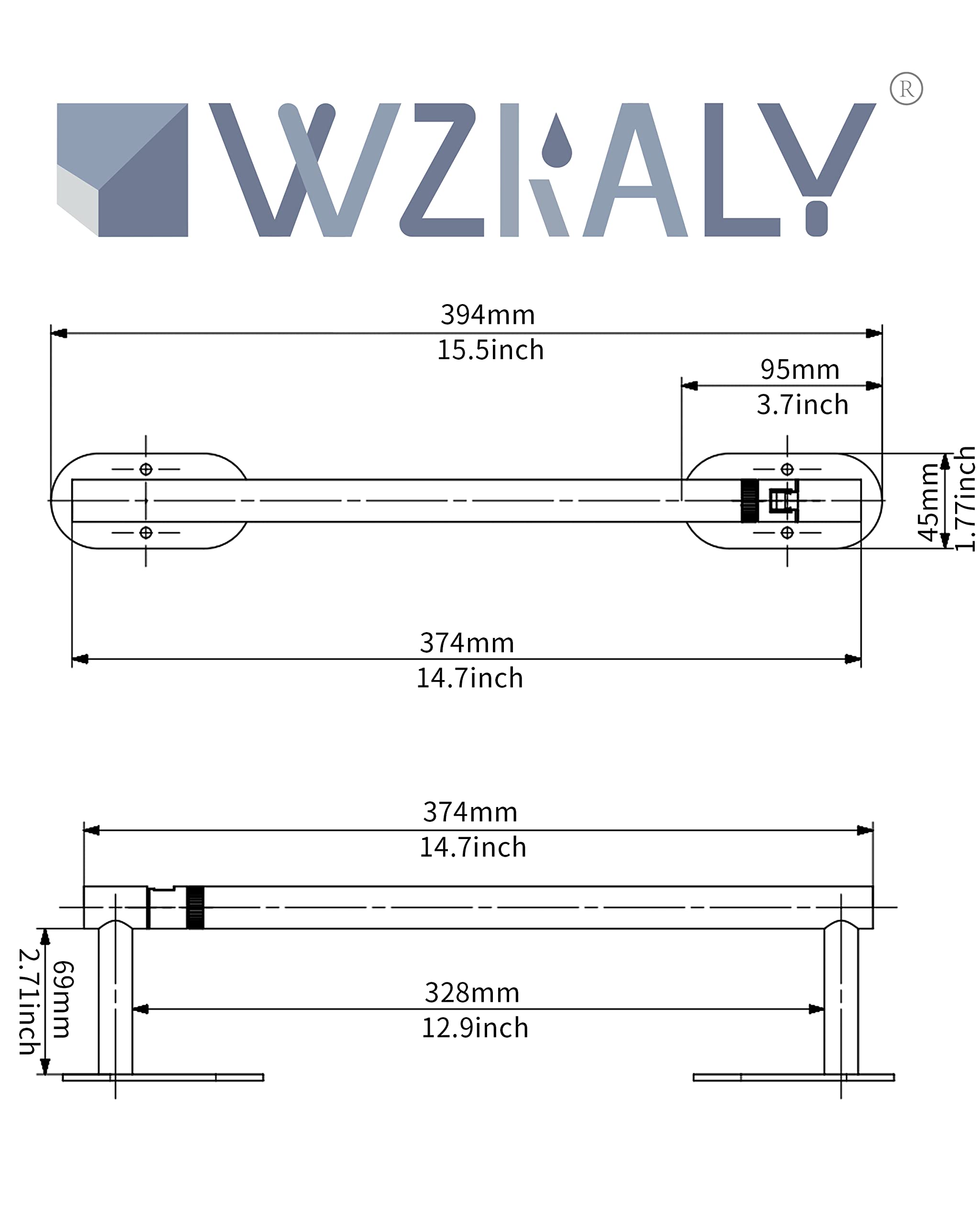WZKALY versatile kitchen and bathroom towel holder for everyday use