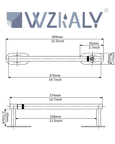 WZKALY versatile kitchen and bathroom towel holder for everyday use