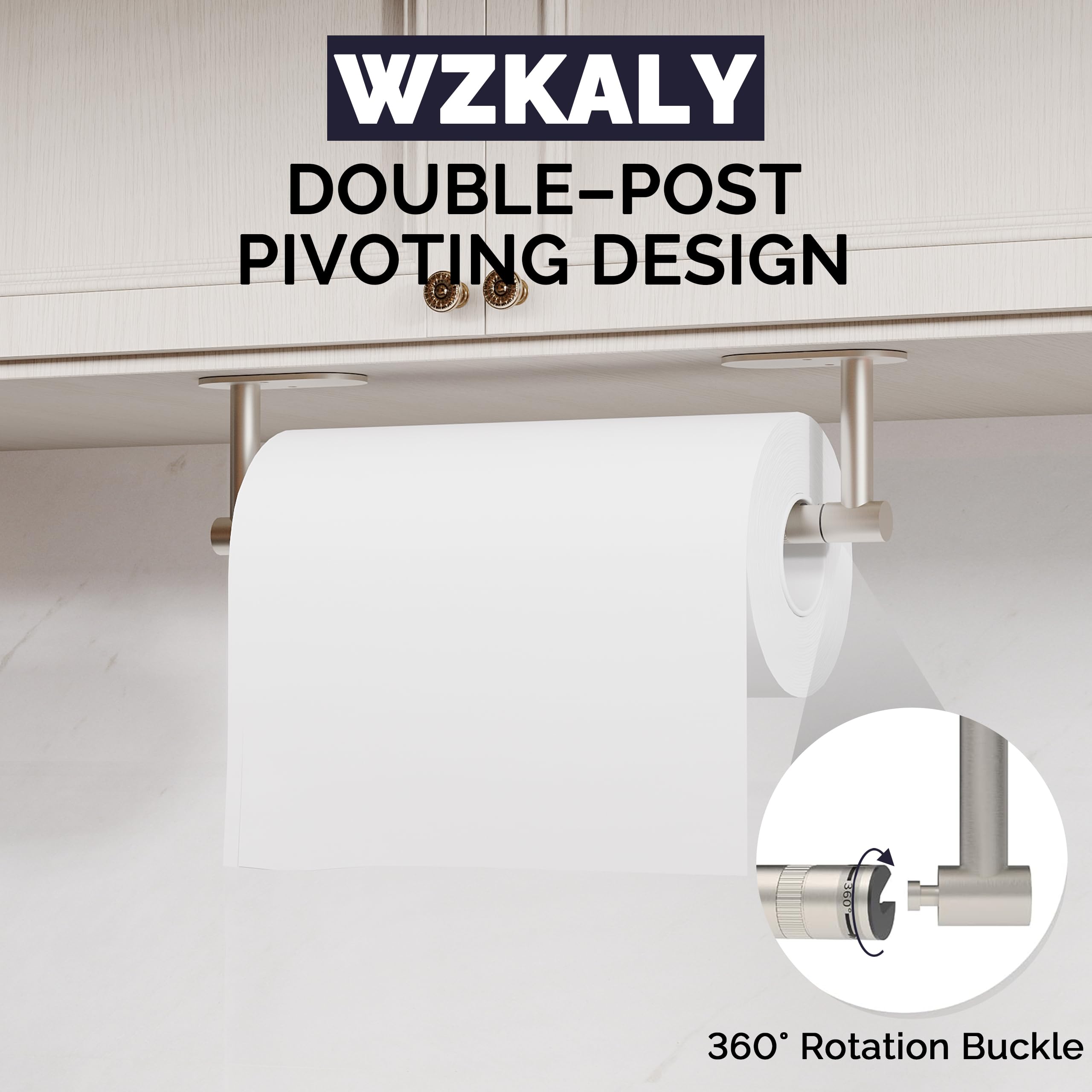 WZKALY rust-resistant finish ideal for humid rooms and showers