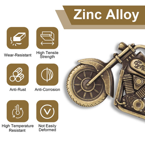 WZLEMOM vintage motorcycle bottle opener highlights classic style and reliable performance