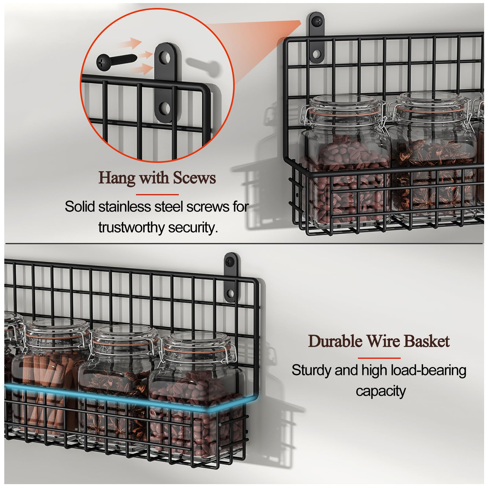 Assembled four-tier stack maximizes capacity and quick-view labeling