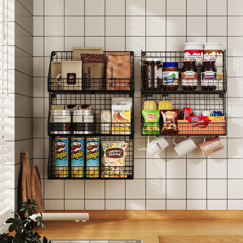 X-cosrack detachable stackable design maximizes space on shelves and countertops.