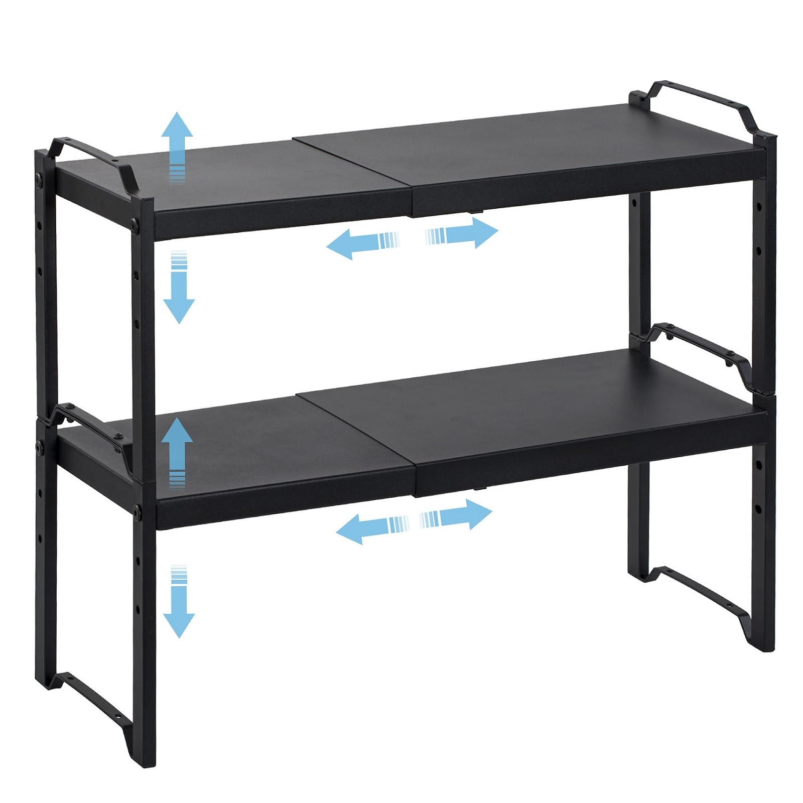 X-cosrack expandable cabinet shelf extended for flexible pantry organization
