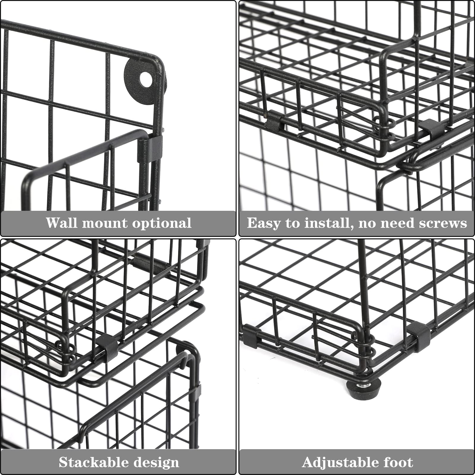 X-cosrack foldable-front design saves space when not in use