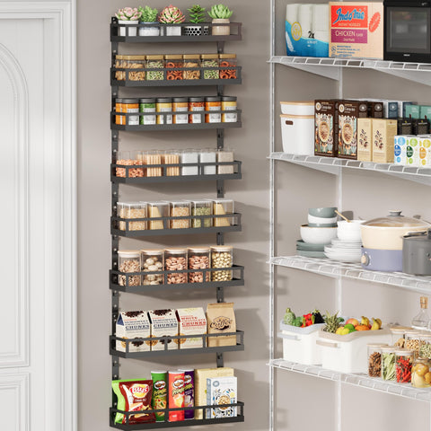 X-cosrack industrial steel frame provides durable, wobble-free shelving.