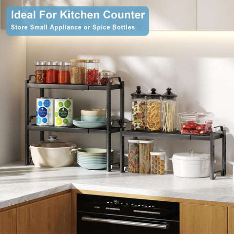 X-cosrack load capacity up to 30 lbs supports dishes and cans.
