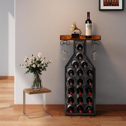 X-cosrack mini bar table top with bottle area ideal for pouring and entertaining.
