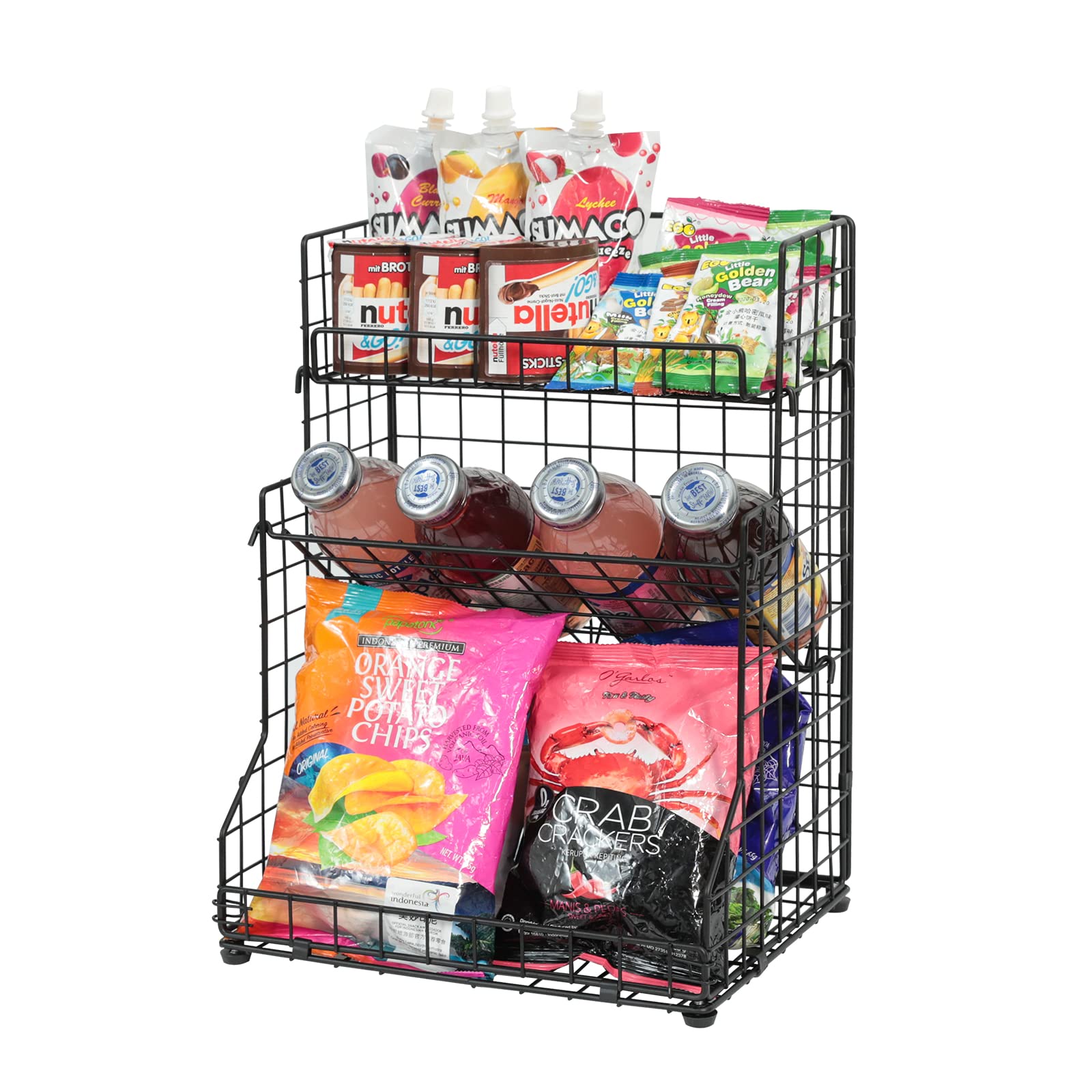 X-cosrack multi-functional pantry storage for spices, condiments, and more