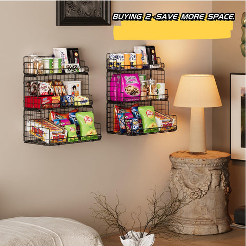 X-cosrack versatile storage for kitchen, pantry, bathroom, and laundry