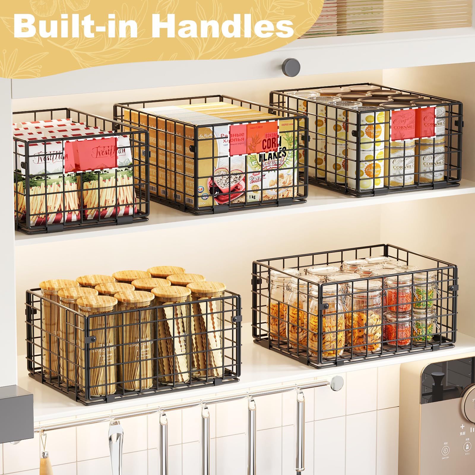 X-cosrack open-design basket for quick visibility and accessible storage